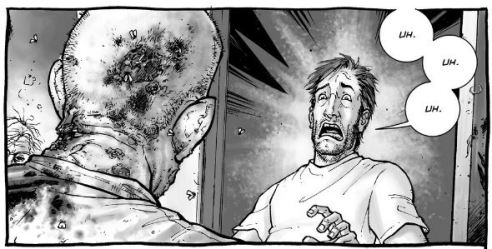 Tony Moore brings stomach-churning gore to "The Walking Dead".